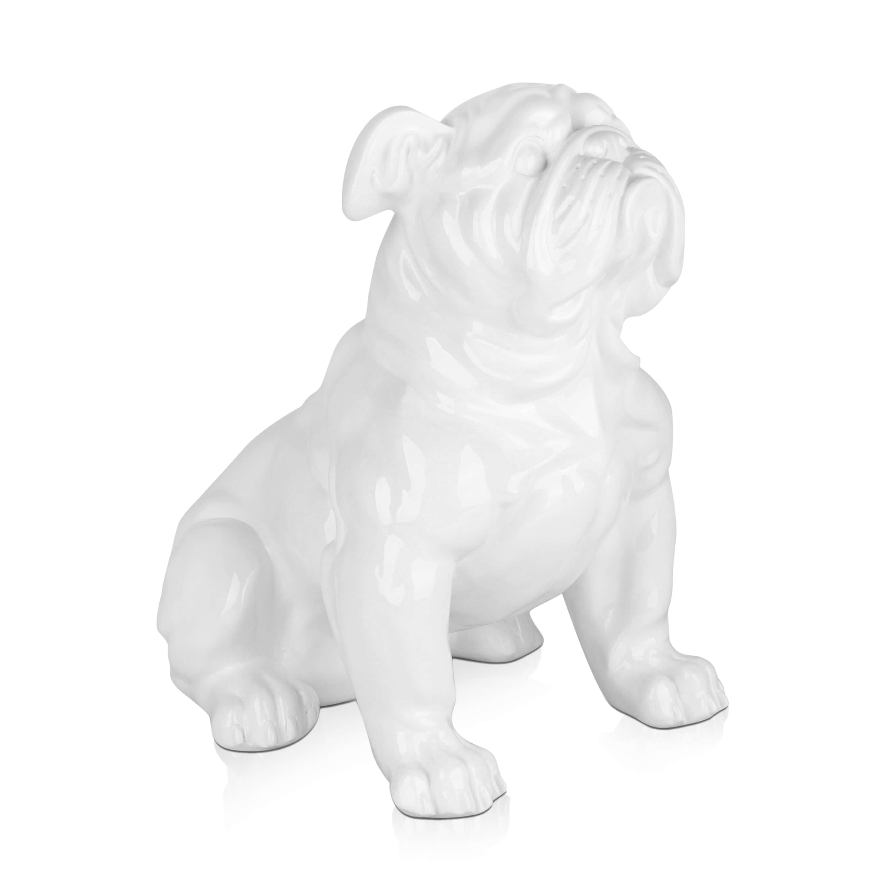 Bellamì - Scultura in resina -Bulldog inglese seduto-