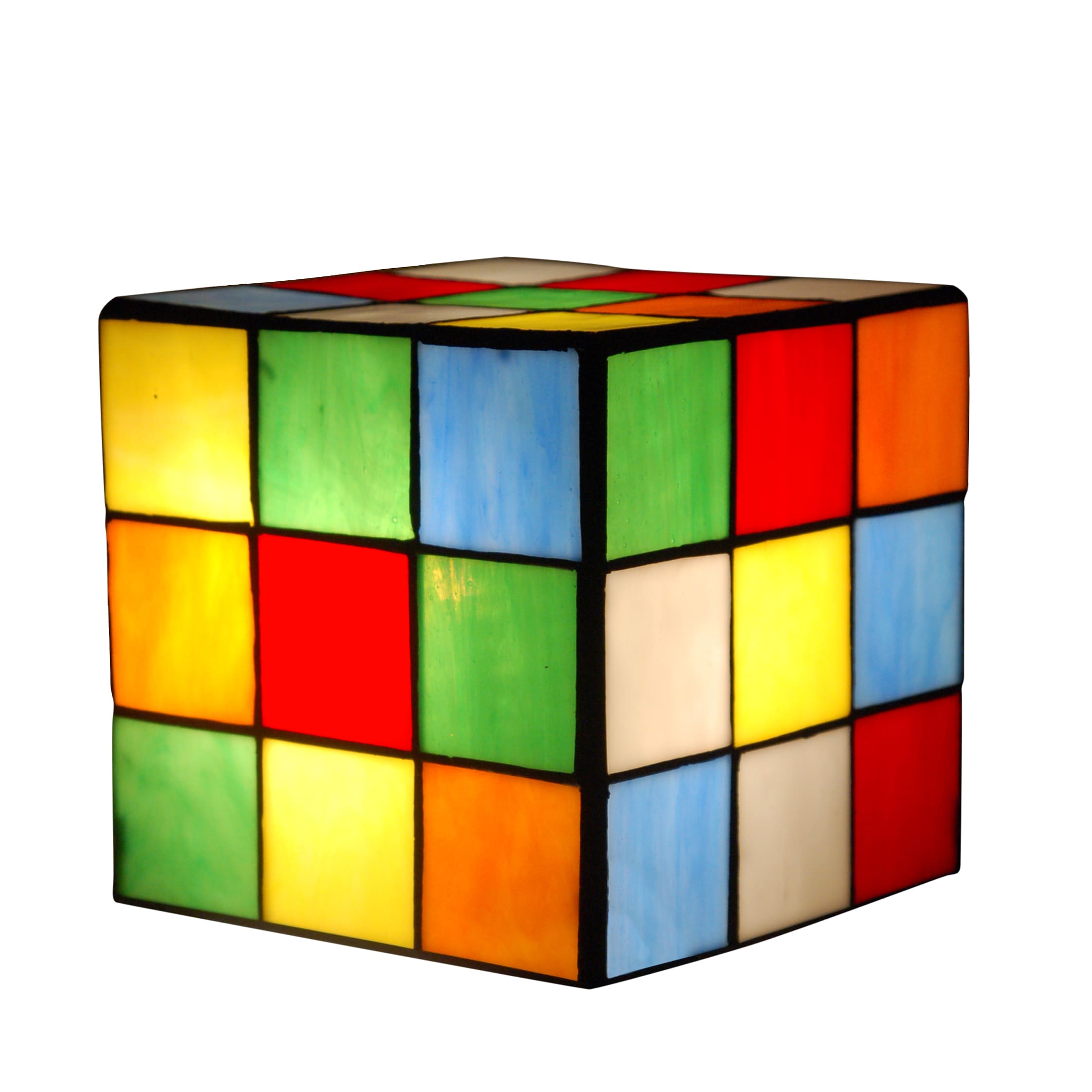 Bellamì - Lampada da comodino -Abat-Jour cubo Rubik-